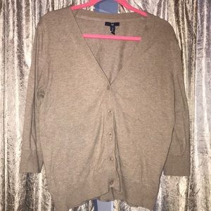 Oatmeal colored cardigan